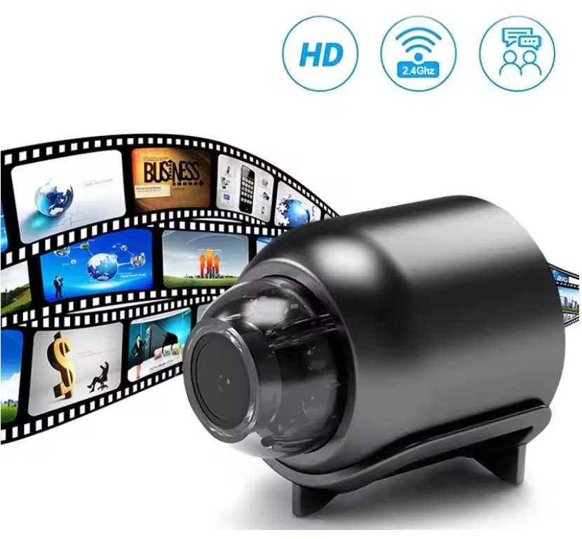 عرض قطعتين كاميرا x5 Mini WiFi IP 1080P HD كاميرا مراقبة سلكية مسجل عن بعد للهواتف الذكية - Image 4
