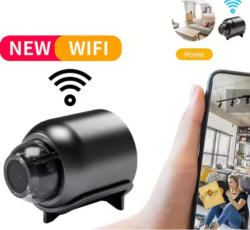 عرض قطعتين كاميرا x5 Mini WiFi IP 1080P HD كاميرا مراقبة سلكية مسجل عن بعد للهواتف الذكية - Image 7